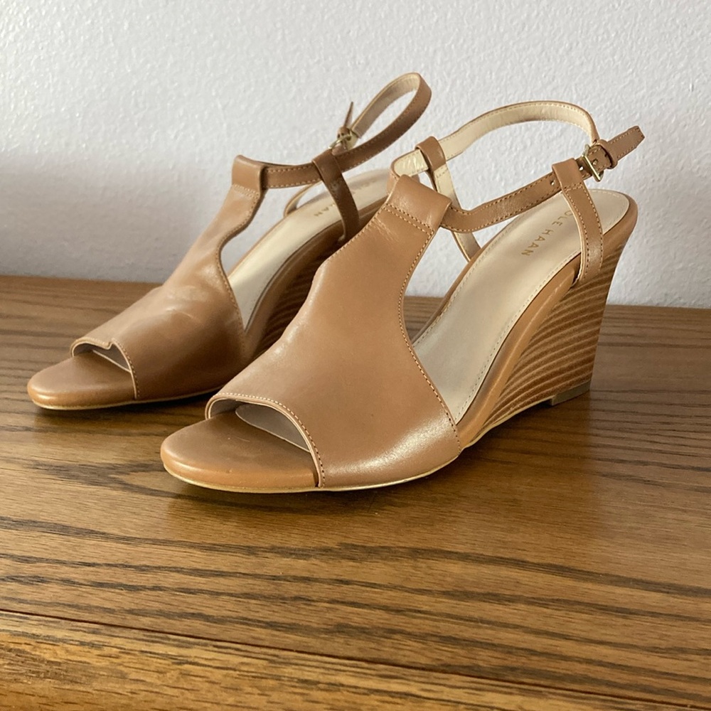 Cole Haan Open Toe Wedge